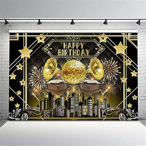 Funnytree 7x5ft Roaring 20s Themed Party Backdrop The