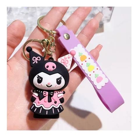 Llavero De Anime Kuromi Accesorio Adorno Para Bolso Cuotas sin interés