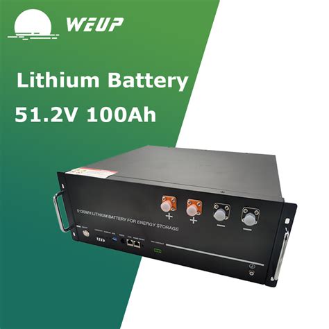 48V 51 2V 100ah Deep Cycle LiFePO4 Lithim Battery Power Bank For Solar