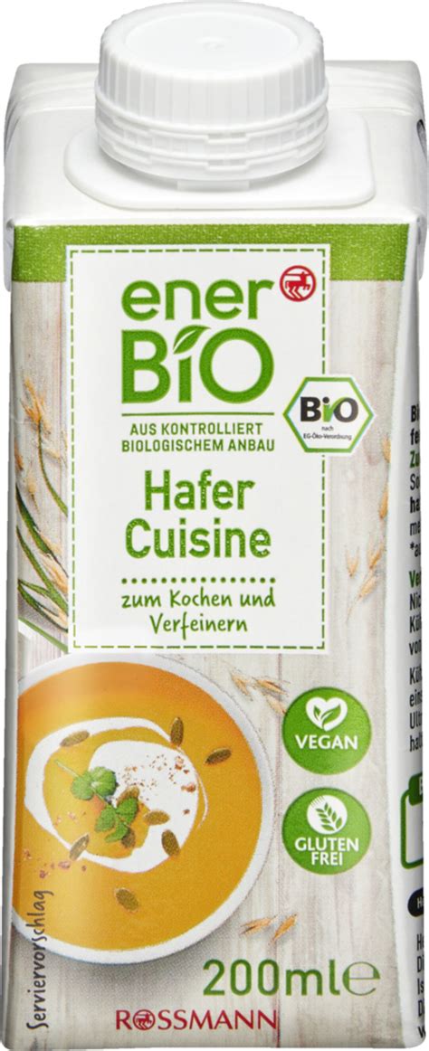 Enerbio Hafer Cuisine Von Rossmann F R Ansehen