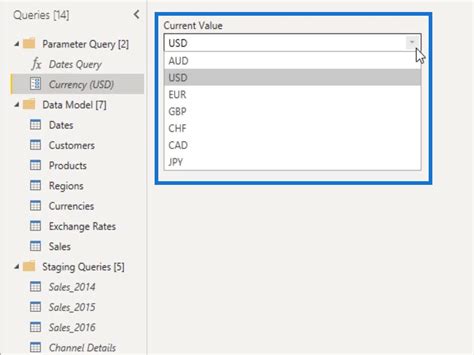 Power Bi Parameters Via Query Editor Quant Insights Network