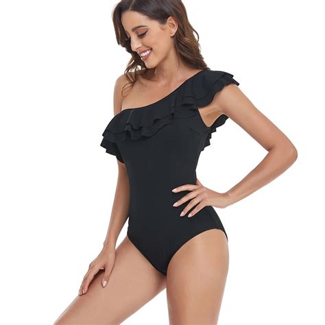 One Piece Swimsuit Women Sexy Bikini Ruffle Swimwear Wholesale Swimwear Forwomen And One Piece