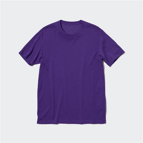 Dry Colour Crew Neck Short Sleeved T Shirt Uniqlo Eu