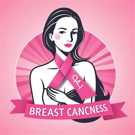 Breast Cancer Awareness Month Illustration Premium Ai Generated Image