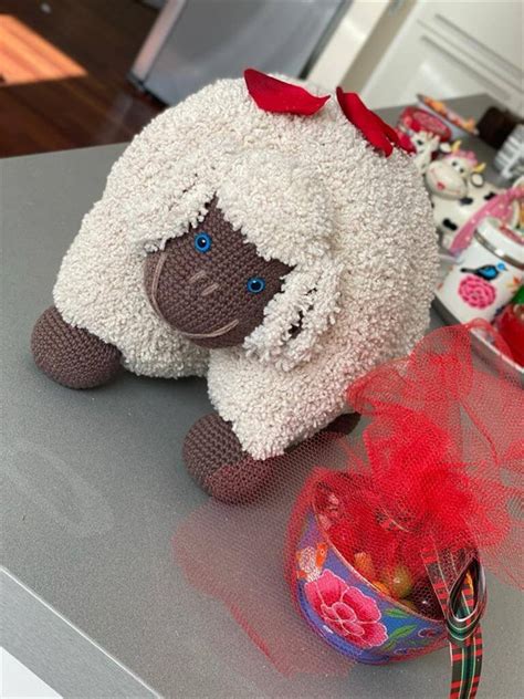 Amigurumi Kuzu Kase Ekerleme Dedemin Emayeleri