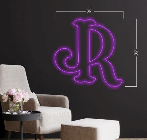 R logo | LED Neon Sign | ONE Neon