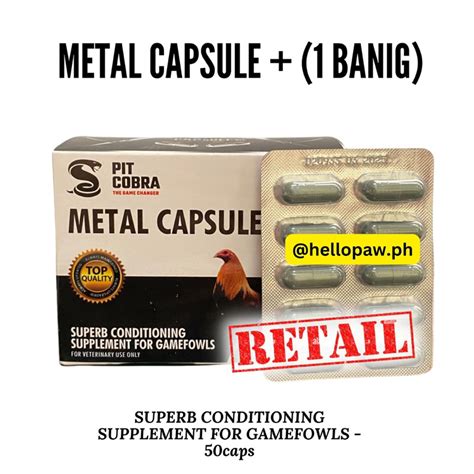 Pit Cobra Metal Capsule Retail Tingi Pcs Shopee Philippines