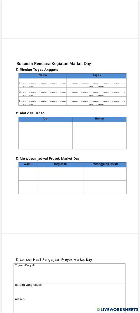 Lkpd Kurikulum Merdeka Live Worksheets