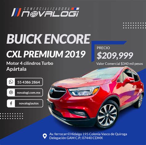 BUICK ENCORE CXL PREMIUM 2019 Comercializadora Novalogi