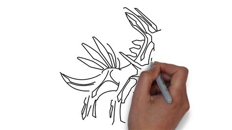 How To Draw Pokemon Dialga Step By Step Video Tutorial Youtube