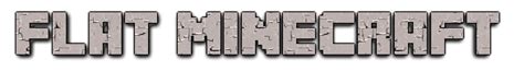 Flat Minecraft Font Style Textcraft