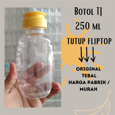 Jual Botol Tj Ml Tutup Flip Top Ll Botol Madu Tj Ml Dan Ml