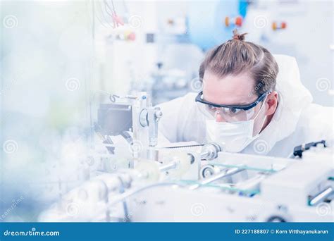 Engineering Scientist Working With Advanced Technology Medical Device