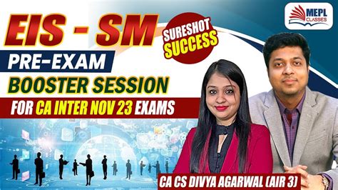 Eis Sm Pre Exam Booster Session Ca Inter Nov Exams Mepl Divya