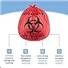 Amazon Trashanium Biohazard Waste Bags Gallon Count Red