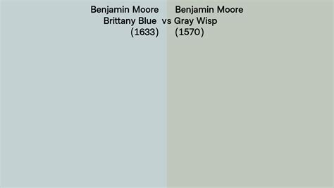 Benjamin Moore Brittany Blue Vs Gray Wisp Side By Side Comparison