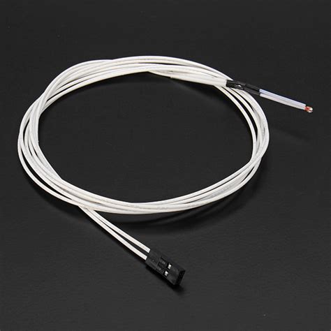 Flsun Pcs K Ntc Single Ended Glass Sealed Thermistor Temperatur