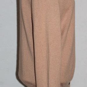 Vintage Merino Wool Nude Cardigan Size S M Etsy