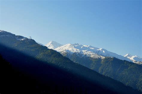 HD wallpaper: himachal, india, manali, mountains, sun rise, sky, snow, scenics - nature ...