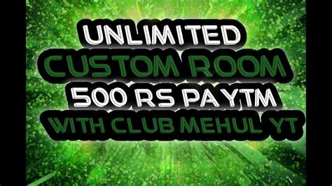 Bgmi Live Custom Rooms Uc Giveaway Bgmi Custom Room Live 30 Ruppes Per Kill Club Mehulyt