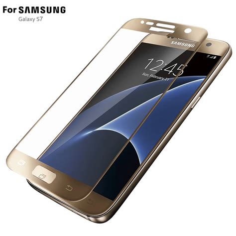 S7 Tempered Glass Screen Protector For Samsung Galaxy S7 Full Coverage