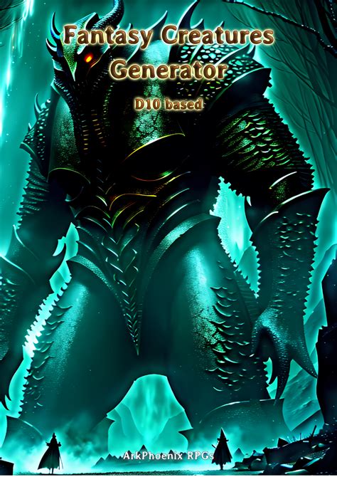 Fantasy Creatures - D10 based Generator - Arkphoenix RPGs | DriveThruRPG.com