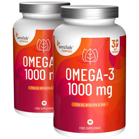 Essentials Omega 3 1000 mg en gélules 1 1 OFFERT Sensilab