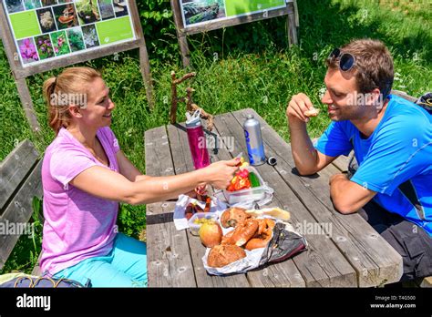 Picnic Bread Hiking Hi Res Stock Photography And Images Alamy