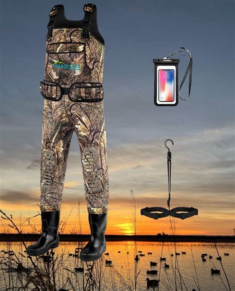 Shazhirui Fishing Waders For Men Chest Waders For Women With Boots