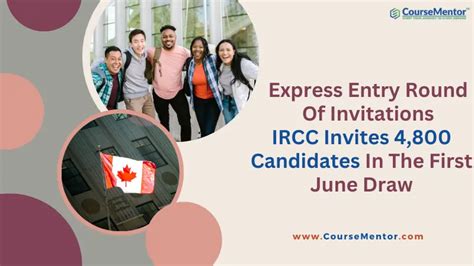 Express Entry Round Of Invitations Ircc Invites 4 800 Candidates In The First June Draw