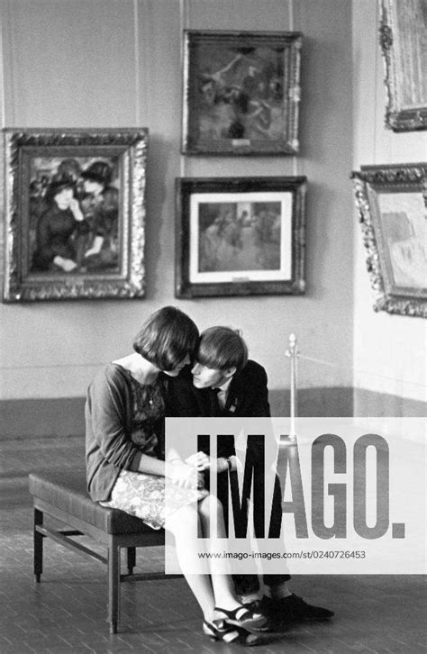 Moscow Ussr A Couple Enjoys The Company Of Each Other In A Hall