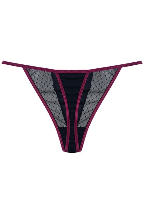 Ll Mulberry Thong Lingerie Letters