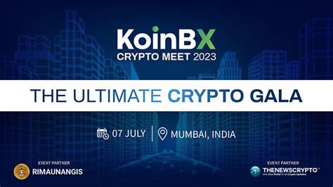 The First Ever Ultimate Crypto Gala Koinbx Crypto Meet Is Arriving