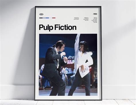 Pulp Fiction Movie Poster, Pulp Fiction Wall Decor, Pulp Fiction Poster ...