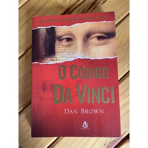 Livro O C Digo Da Vinci Shopee Brasil