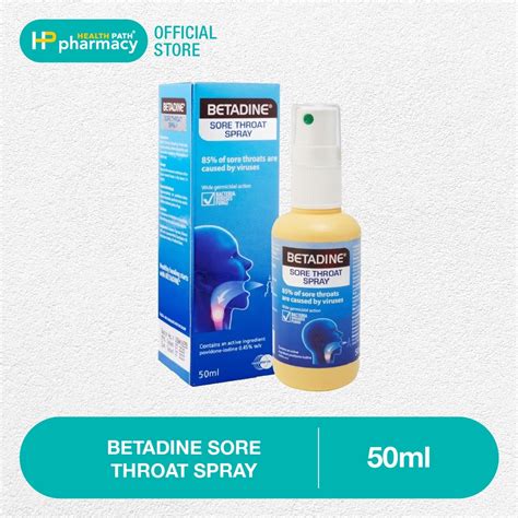 BETADINE Sore Throat Spray 50ml Exp 05 2025 Shopee Malaysia