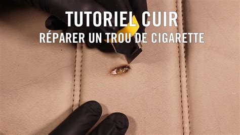 Comment R Parer Un Cuir Trou Tutoriel Sofolk Youtube