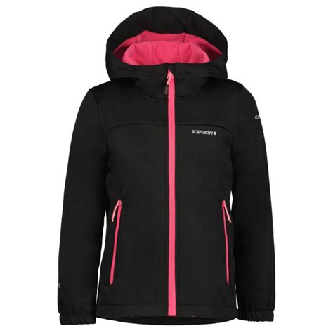 Куртка Icepeak Kleve Softshell Black Pink для девочки 51896 992 купить