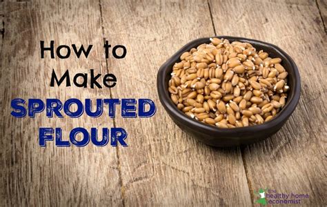 How To Make Sprouted Flour At Home Healthy Home Economist