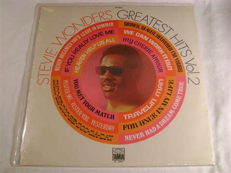 Stevie Wonder Stevie Wonder S Greatest Hits Vol Lp Sealed Ebay