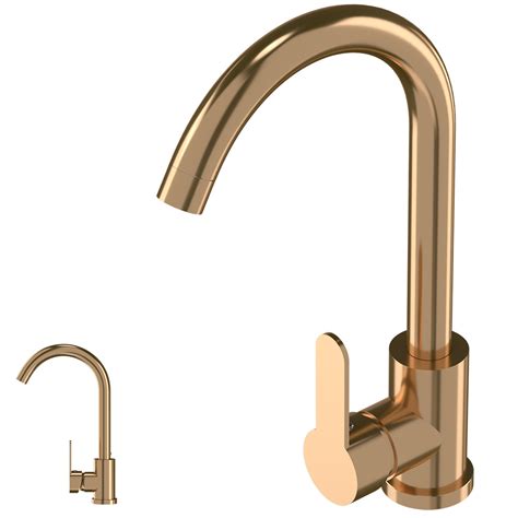 Robinet De Cuisine Rose Gold Pour Vier Prestige