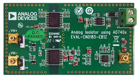 Analog Devices Eval Cn0185 Eb1z Analogue Isolator Evaluation Board For