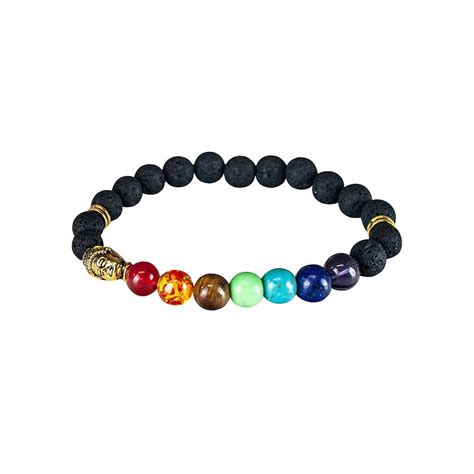 Chakra Armband Met Gouden Details Netsilla