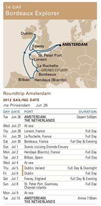 Looking For Prinsendam Cruise Log Holland America Line Cruise