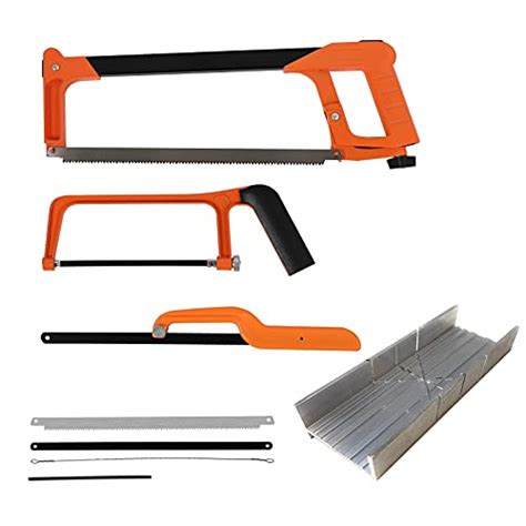 Hacksaw Set Steel Saw Inch With Replaceable Saw Blades And Metal