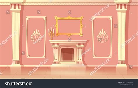 Vector Cartoon Interior Luxury Living Room Stock Vector Royalty Free