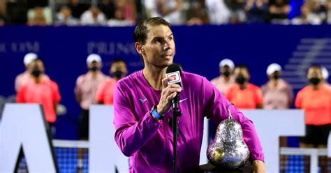 Rafael Nadal Envía Mensaje De Aliento A Acapulco Tras El Paso De Otis “mucho ánimo Y Fuerza