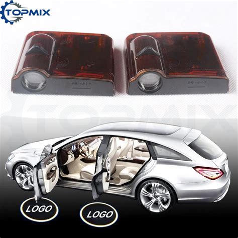 2PCS No Drilling Car Door Welcome Light Laser Car Door Shadow Led