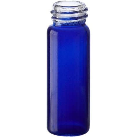 1 Dram Cobalt Blue Borosilicate Glass Vials 13mm 13 425