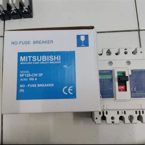 Jual MCCB NFB Breaker Mitsubishi NF 125CW NF125CW NF125 CW 100A